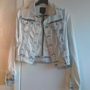 Stone wash Denim jacket